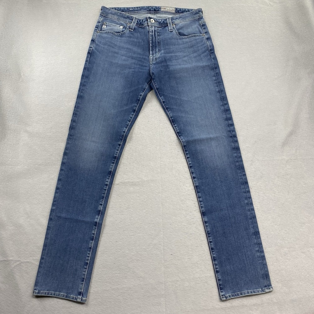 AG Adriano Goldschmied Jeans Mens 32x34 Blue Denim Tellis Modern Slim